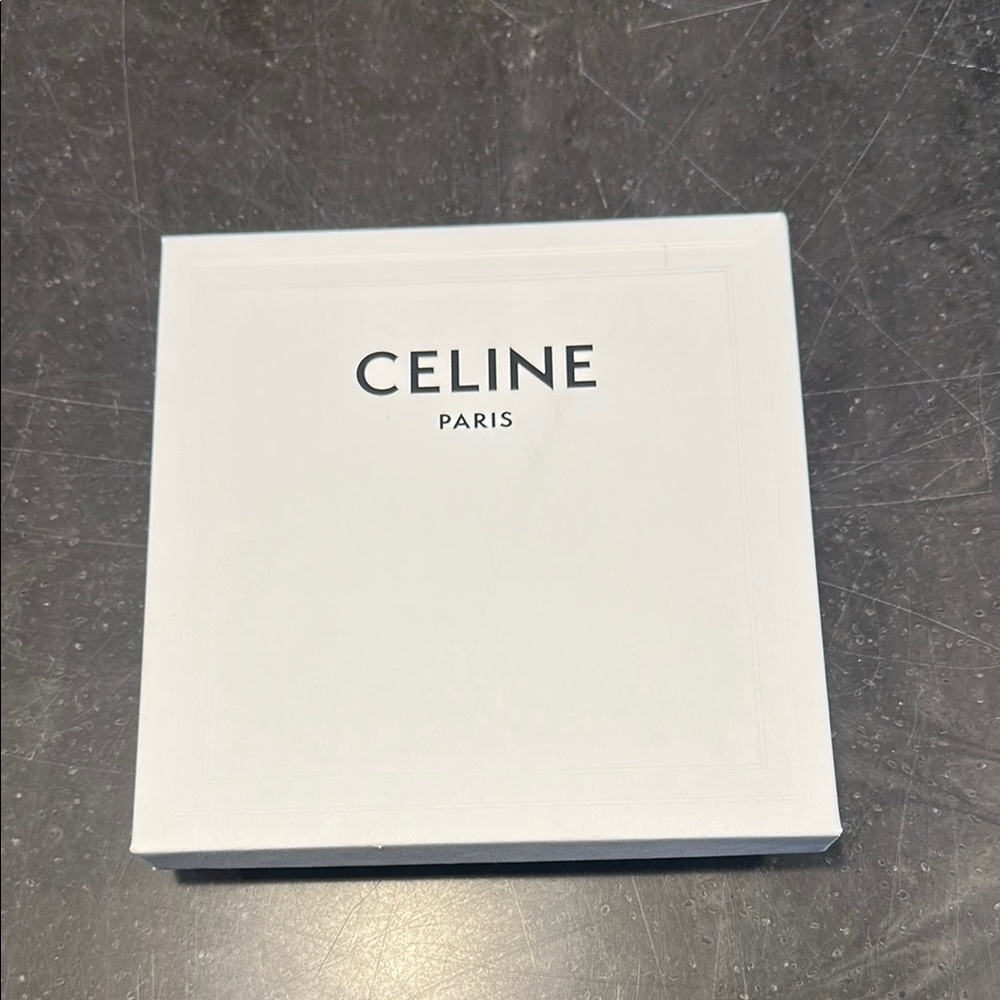 Authentic Celine Box - White - 6.5”w x 6.5”t x 1.75”d